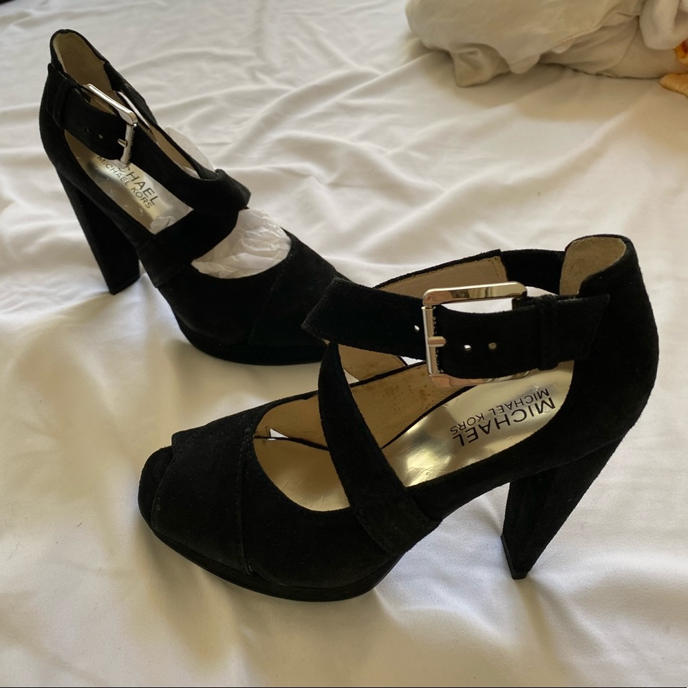 Michael Kors platform strappy sandal heels NEW